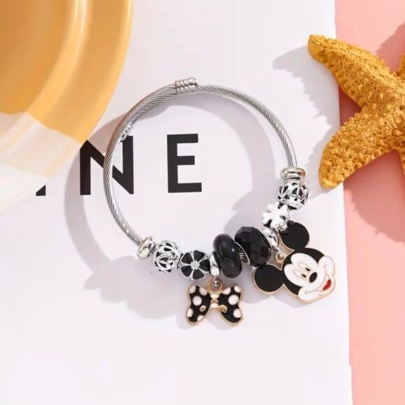 Disney Mickey Mouse Charm Bracelet - Picture 2 of 2